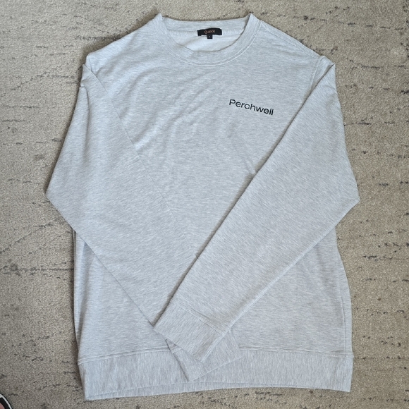Quince Other - Quince Unisex Supersoft Fleece Crew/heather Light Grey, Size L, NWOT